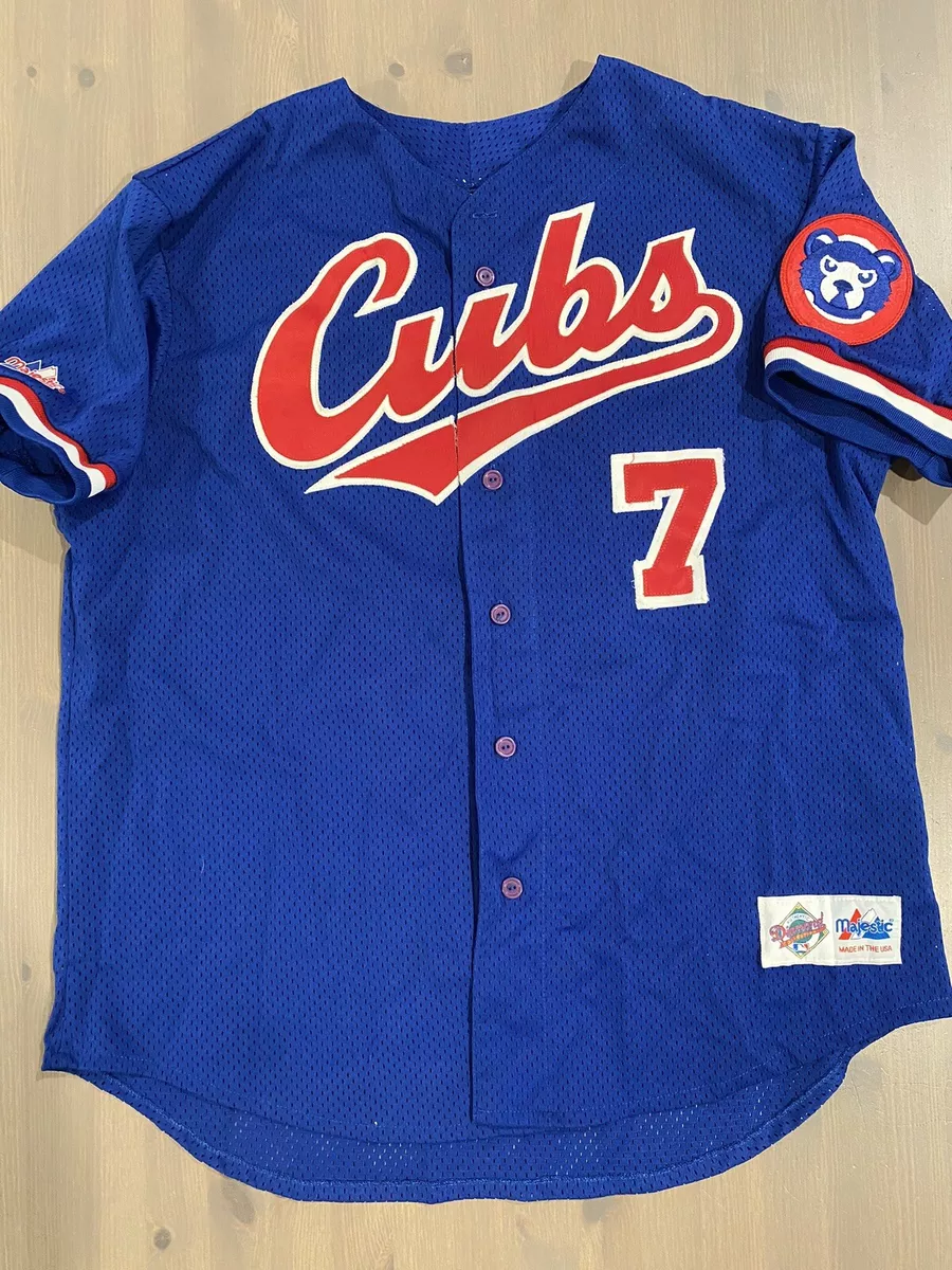 Chicago cubs top blue jersey