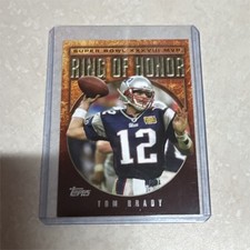 Topps 2002-12 Ring of Honor Tom Brady RH-38 Super Bowl XXXVIII MVP Patriots
