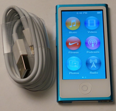 Apple iPod Nano 7th Generation Blue 16GB TESTED & WORKING | eBay