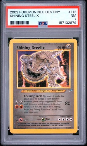Shining Steelix (Unlimited) graded PSA 7 for sale on eBay