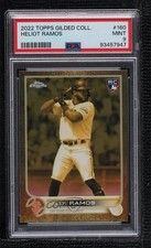 2022 Gilded Collection Cast in Gold Extended /199 Heliot Ramos PSA 9 MINT 06bg