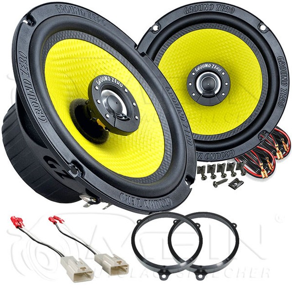 Ground Zero Lautsprecher FüR Toyota Yaris II 2005-2011 Heck TüR Koax 130W #A5G1-image