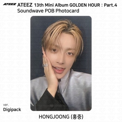 ATEEZ 13th Mini Album Golden Hour Part.4 Soundwave POB Photocard