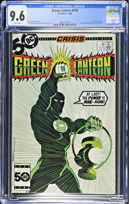 Green Lantern #195 CGC 9.6 NM+ White Pages Guy Gardner Becomes GL DCU Superman