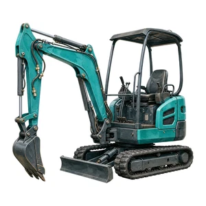 Construction Digger Mini Excavator Truck Self Adhesive Vinyl Sticker