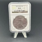 2001 American Silver Eagle Coin - NGC MS69