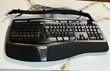 Microsoft Natural Ergonomic 4000 Wired Keyboard Model 1048 Black YEAR 2019
