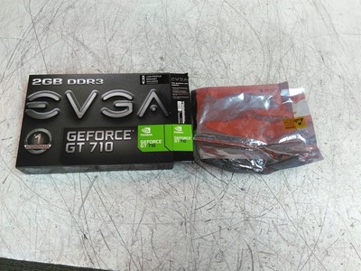 New EVGA Nvidia Geforce GT 710 02G-P3-2713-KR 2GB PCIe Video Card Open Box 