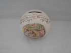 Beatrix Potter Royal Albert "The Flopsy Bunnies" Porcelain Money Ball /Bank 1986 — photo 2
