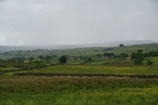 Photo A3 Fields near Springhill Farm Warsill Looking towards Nidderdale. c2013