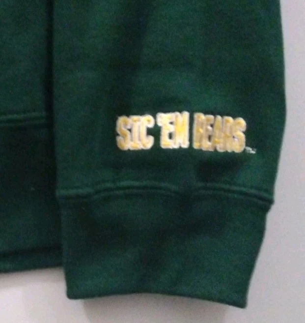 BU Baylor Bears Top Of The World Green Hoodie Men's Large NWT Sic 'Em Bears - Image 3 of 4