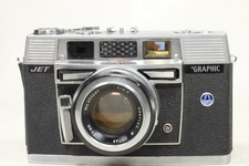 Graflex - Graphic 35 Jet - 35mm Film Camera 50mm f/2.0 Lens and CASE