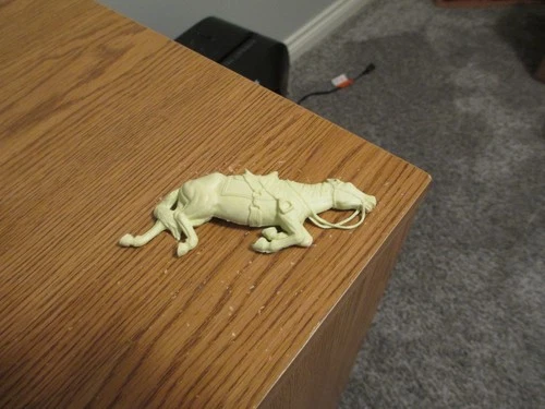 VINTAGE MARX BLUE & GRAY CIVIL WAR PLAYSET DEAD HORSE