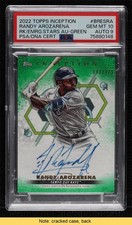 2022 Topps Inception Green 43/125 Randy Arozarena PSA 10 GEM MT Auto READ 18pg