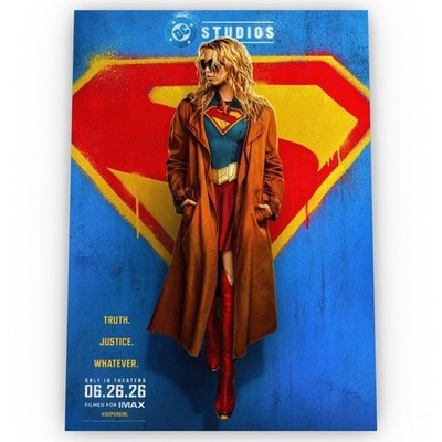 Supergirl Filmposter Satin Hochwertig Archiv Atemberaubend A1 A2 A3