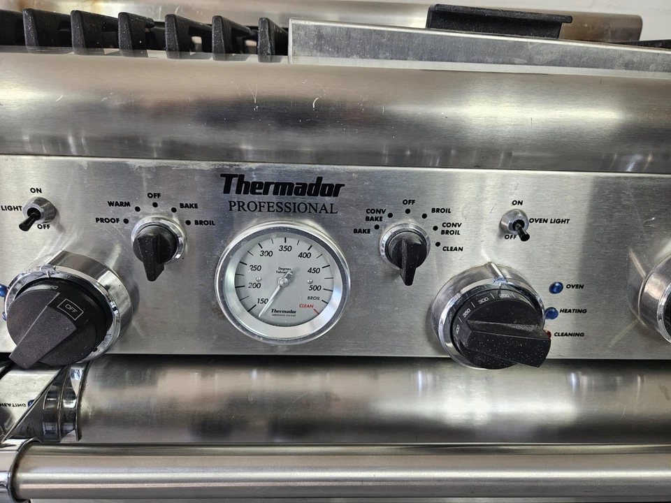 Thermador 48” Cocina de Gas Pro 6 Quemadores + Plancha Doble Horno – Sin Probar COMO ESTÁ Foto 4 de 4