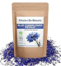 Pétales de Bleuets BIO – Tisane de Centaurea cyanus – Fleurs Comestibles et D...