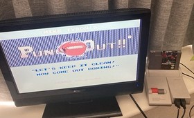 NES ~ Mike Tyson's PUNCH OUT ~ Nintendo Game 3 Screw NES-PT-GBR Cart Only Pal