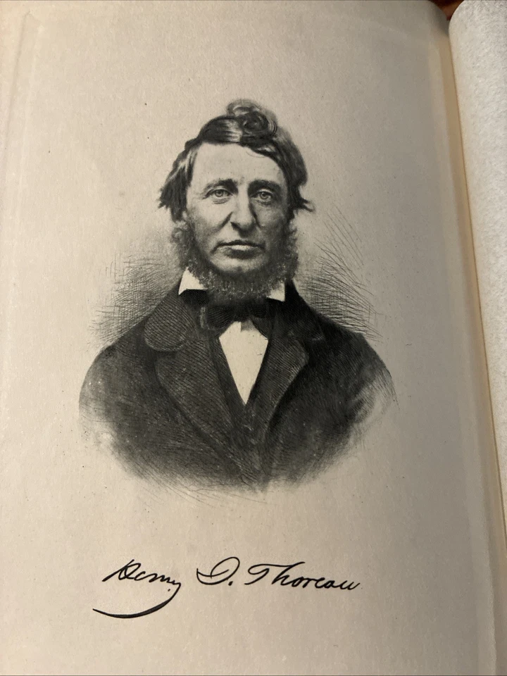 EARLY SPRING IN MASSACHUSETTS 1893 Henry David Thoreau HB - Image 4 of 4