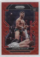 2022 Panini Prizm WWE Ruby Wave Prizm Jordan Devlin #168 0oa7