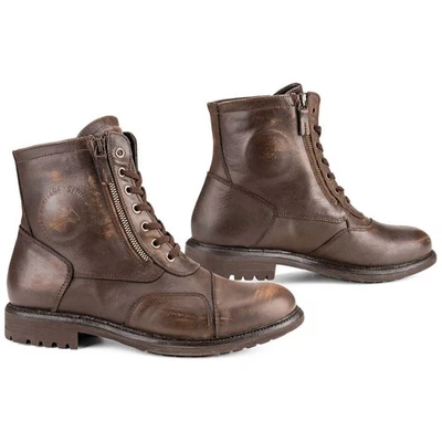 Falco Aviateur Brun Urban Bottes De Moto - Photo 1/2