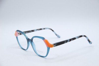 NEW FACE A FACE MOVES 1 COL 3207 BLUE ORANGE AUTHENTIC FRAMES EYEGLASSES 50-16