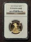 2015-W $25 GOLD Eagle Half Ounce 1/2 oz. NGC PF70 Choice Proof Bullion : 10831