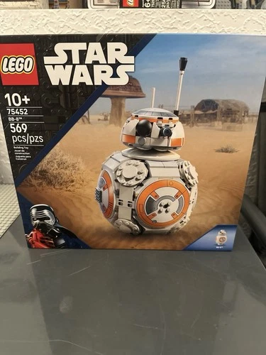 LEGO Star Wars BB-8 75452 Complete Set 569 Pieces Box Plastic 10+ Movies Space