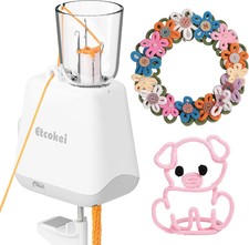Etcokei Automatic i-Cord Knitting Machine, Electric iCord Maker Tool, i-Cord Kni