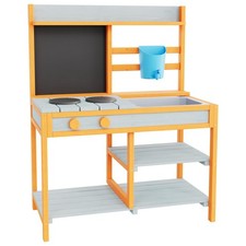Outdoor Mud Kitchen for Kids Pretend Play Sand Water Table Kids' Mud Kitchen
