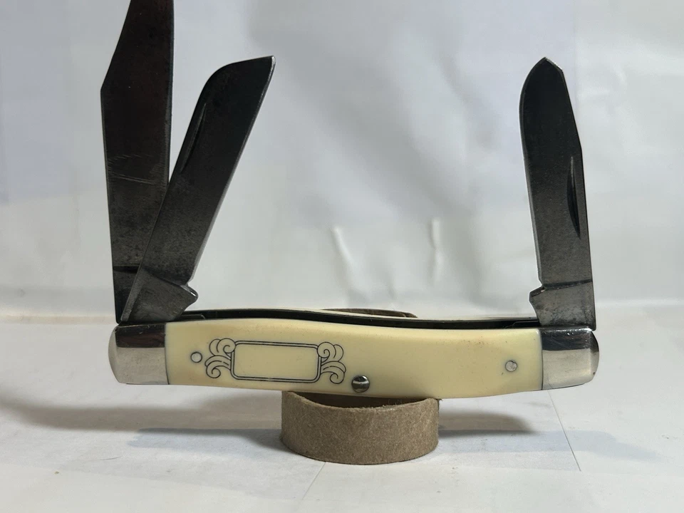 CUCHILLOS DE COLECCIÓN 82 SCHRADE USA SC505 PATOS CAZA SCRIMSHAW GANADERO Foto 3 de 4