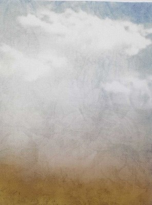 Fading Horizon Designer Printed AIDA Fabric. Canvas for embroidery with an ap...