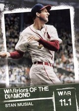 2020 Topps #WOD-11 Stan Musial WARriors of the Diamond