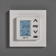 Somfy Chronis Uno Zeitschaltuhr 55x55 UP weiß Rollladen Timer 230V