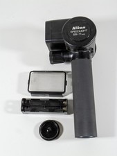 Nikon SB-11 Flash non-working with diffuser, battery holder, sensor, and cap.