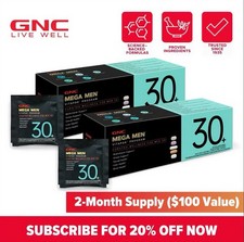 2 pcs GNC Mega Men Vitapak Program 30+Multivi...