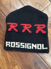 Mens Vtg 1980s ROSSIGNOL Wool Ski Hat, Knit B...