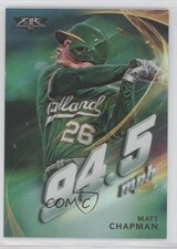 2019 Topps Fire Maximum Velocity Matt Chapman #MV-8 4l8