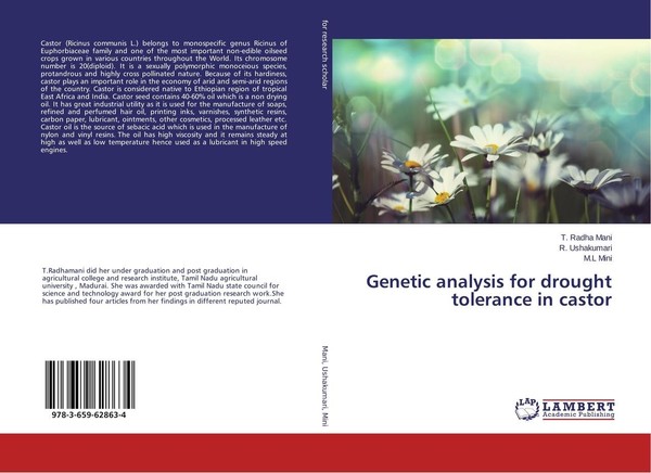 R. Ushakumari / Genetic Analysis For Drought Tolerance In Castor9783659628634-image