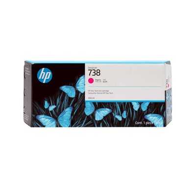 HP Patrone Nr. 738 Magenta 676M7A, ca. 300ml DeisgnJet T850, T950 01/2027