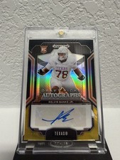 2025 Panini Prizm Draft Picks - Draft Picks Autographs Black Kelvin Banks Jr. /5