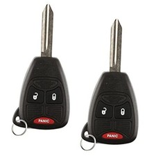 Replacement Uncut Car Keyless Entry Remote Fob Key Compatible with Set of 2