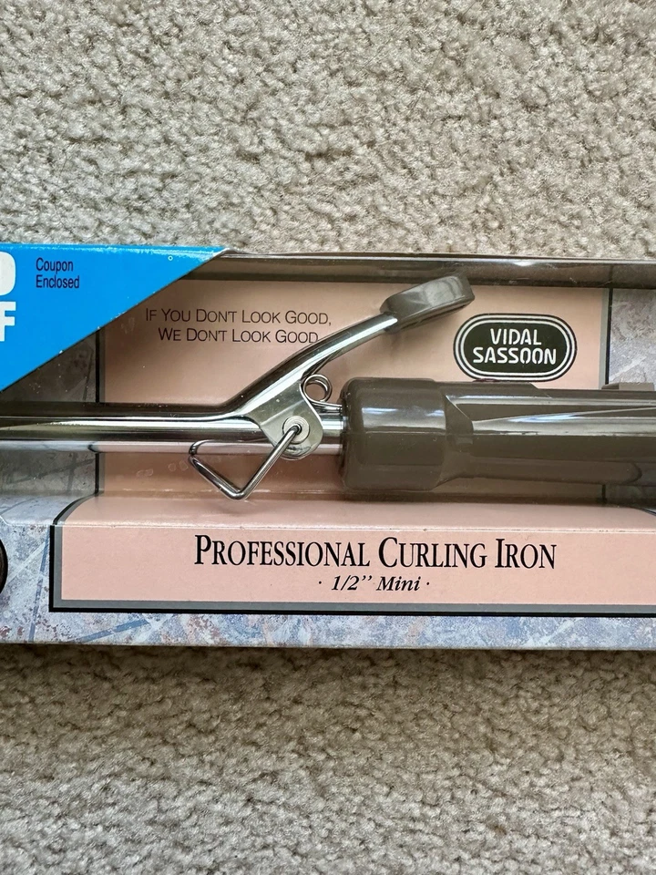 "Mini rizador profesional vintage Vidal Sassoon 1/2"" modelo VS103" Foto 3 de 4