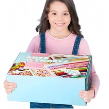 Ultimate Craft Kit for Kids Ages 8-12  Largest Pack  1600 Pieces Deluxe Ar...