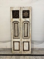 Porta indiana vintage in legno di teak intagliato: rustico bohemien arredamento casa porta indiana