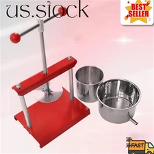Cheese Tincture Herb Fruit Wine Manual Press 0.8 Gal Power Ball Handle for Juice