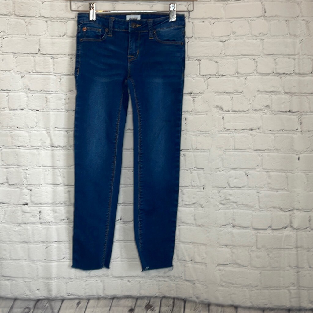 Hudson Kids Jeans Boys Girls Frayed Hem Skinny Jeans size 10