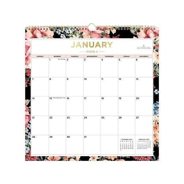 2024 Wall Calendar, 12x12, by Day Designer for Blue Sky, Romance Black | eBay 2024-wall-calendar-12x12-by-day-designer-for-blue-sky-romance-black-ebay