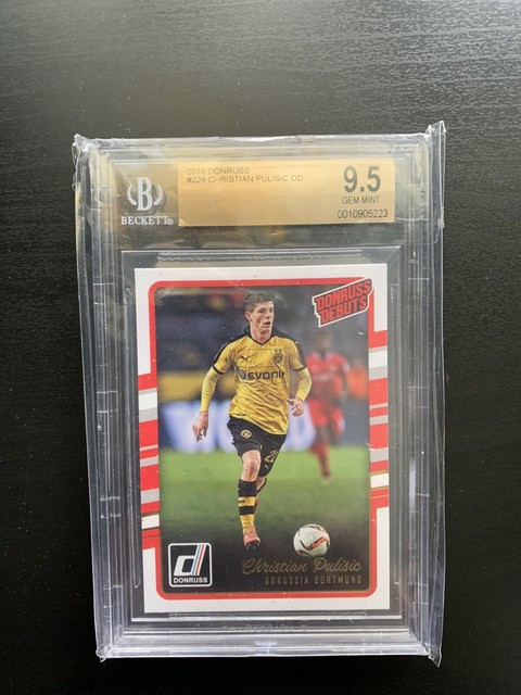 Christian Pulisic Panini Donruss Rookie Card #224 BGS 9.5 Gem Mint | eBay