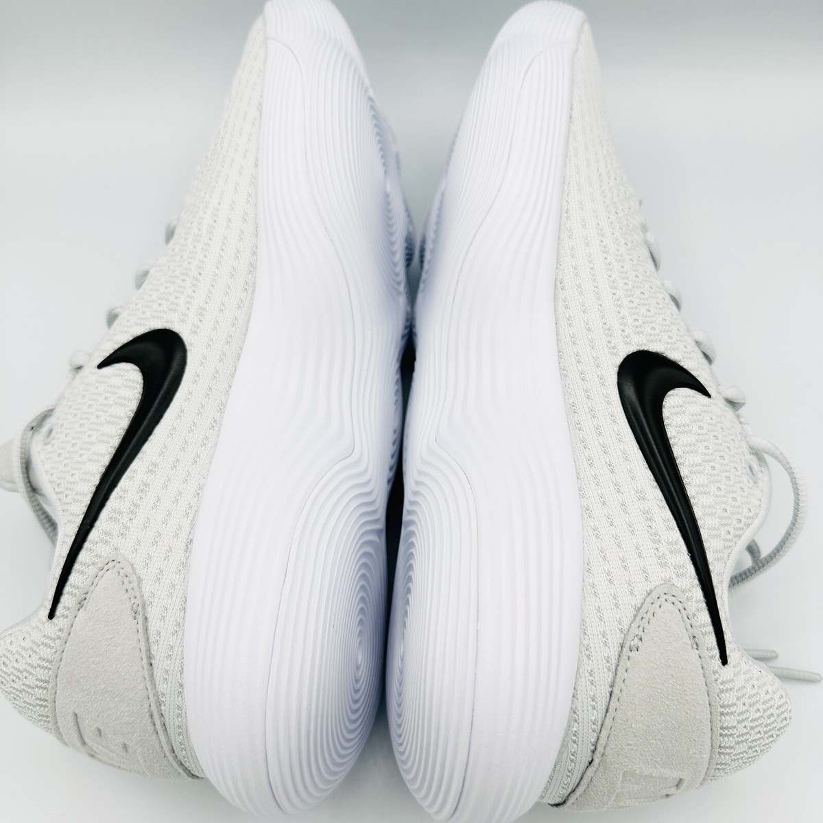 Nike React Hyperdunk 2017 Low White Wolf Grey Men's Sizes 897663